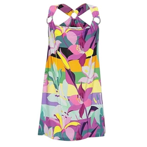 Just Cavalli Halter Dress Multicolor size 6-8 - Picture 1 of 9